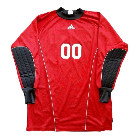 Adidas Soccer Goal Keeper Jersey Red Size Medium - Picture 1 of 7